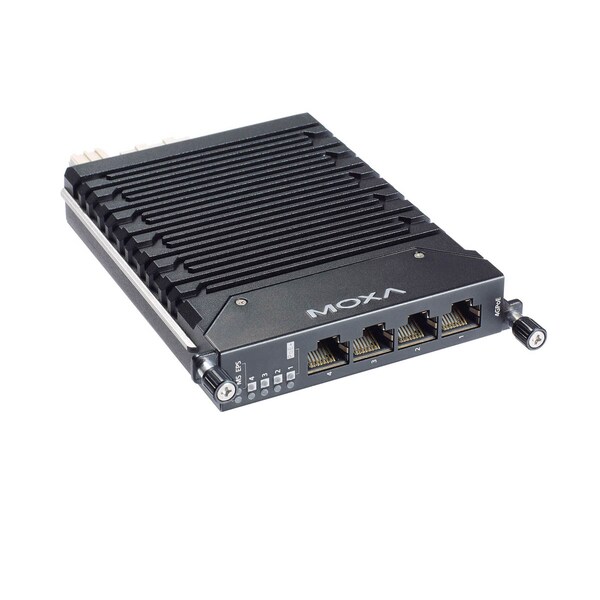 Fast Ethernet Module W/ 4 10/100Base-Tx Ieee 802.3Af/At Poe+Ports